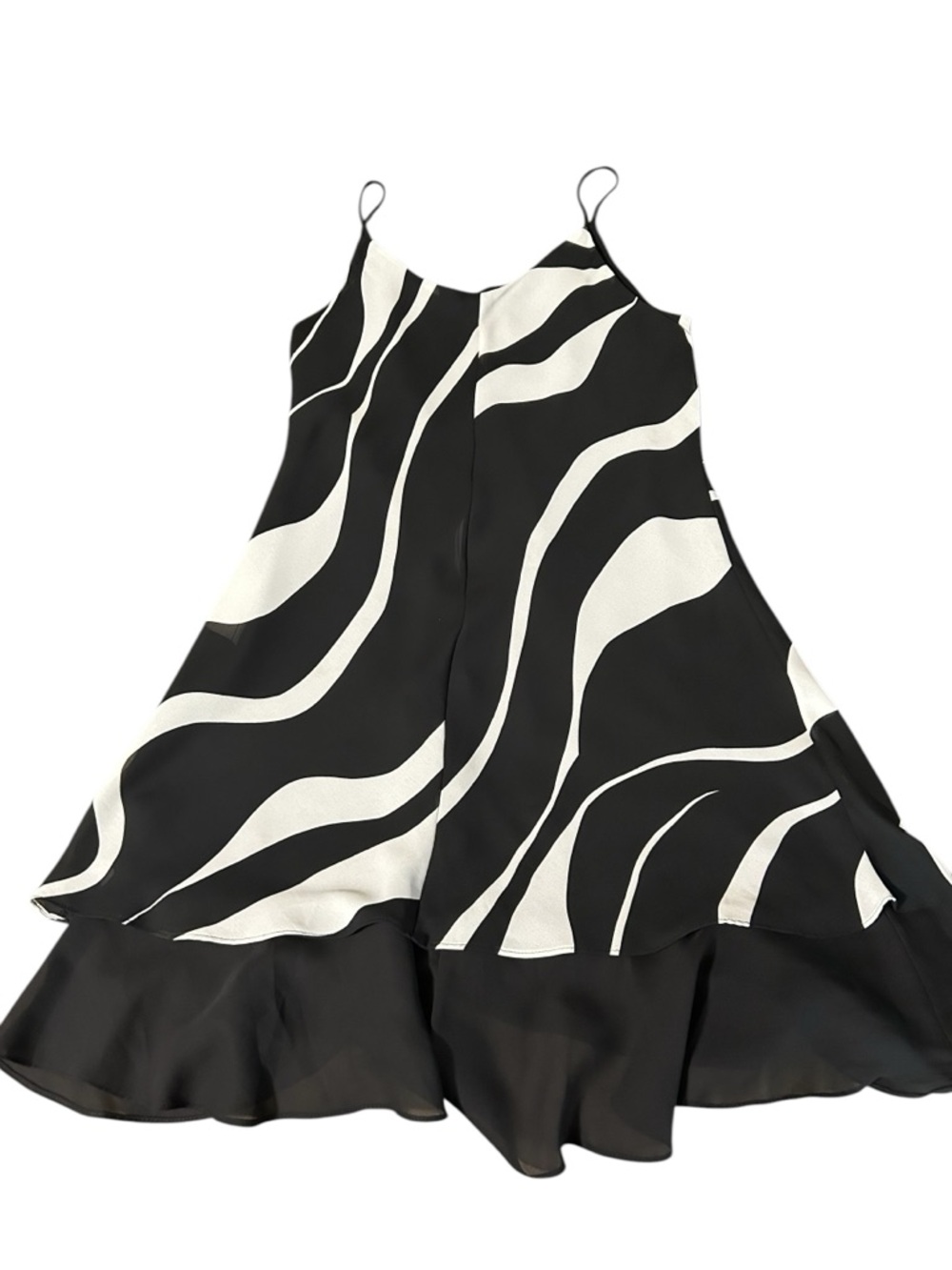 Top Star USA Black & White Zebra Print Flowy Slip Dress
XL Made in USA - Picture 8 of 9